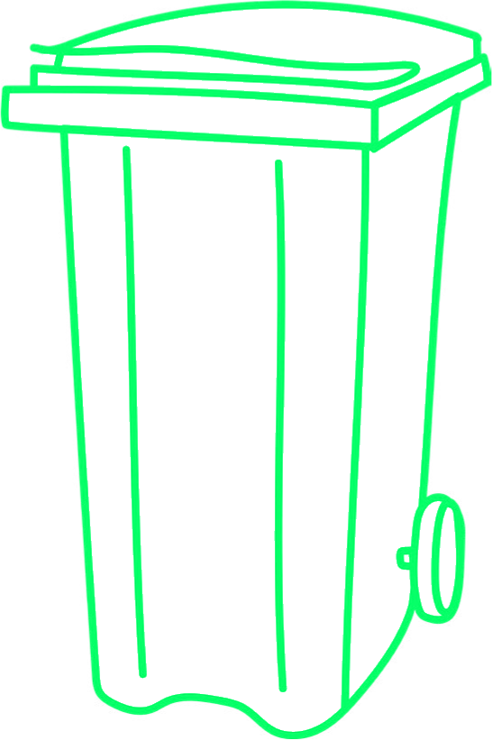 360L Commercial Waste Bin