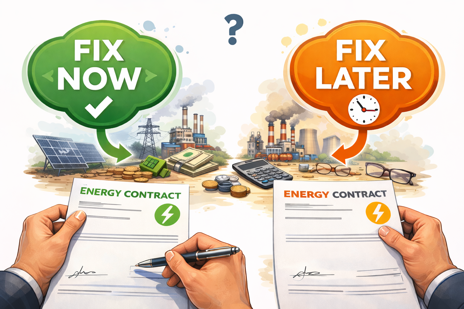 Should You Fix Your Business Energy Contract Now or Wait?